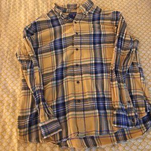 Yellow and blue flannel🎃